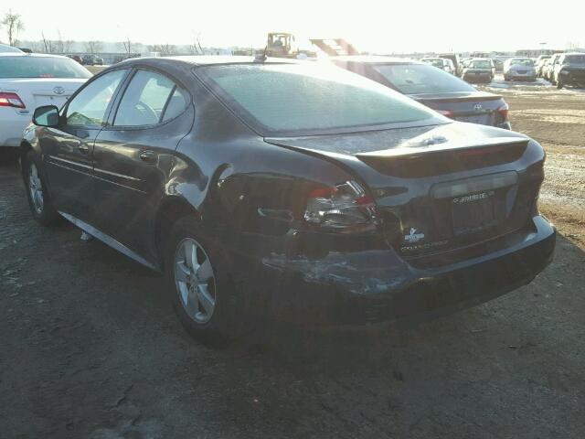 2G2WP552571131439 - 2007 PONTIAC GRAND PRIX BLACK photo 3