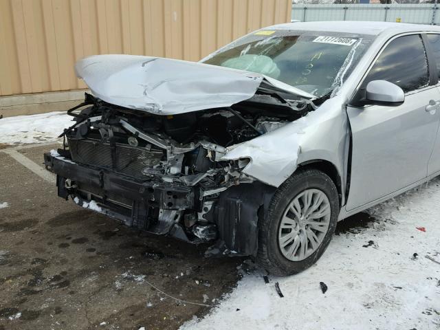 4T1BF1FK8EU381288 - 2014 TOYOTA CAMRY L SILVER photo 9