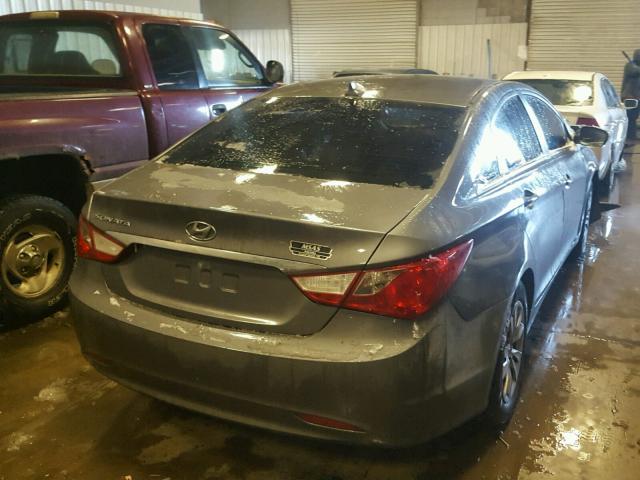 5NPEB4AC5CH326190 - 2012 HYUNDAI SONATA GLS CHARCOAL photo 4