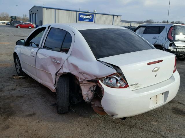 1G1AK52F157621428 - 2005 CHEVROLET COBALT WHITE photo 3