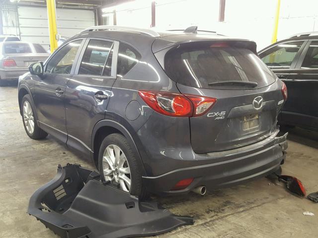 JM3KE4DY9E0342675 - 2014 MAZDA CX-5 GT GRAY photo 3