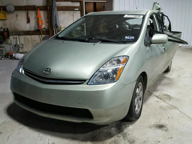 JTDKB20U877641111 - 2007 TOYOTA PRIUS GREEN photo 2