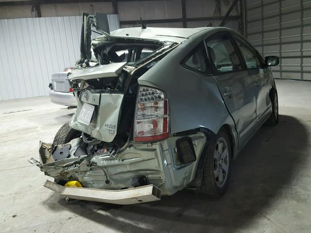 JTDKB20U877641111 - 2007 TOYOTA PRIUS GREEN photo 4