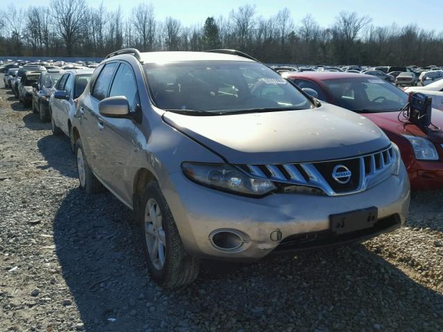 JN8AZ18U39W003075 - 2009 NISSAN MURANO S GOLD photo 1