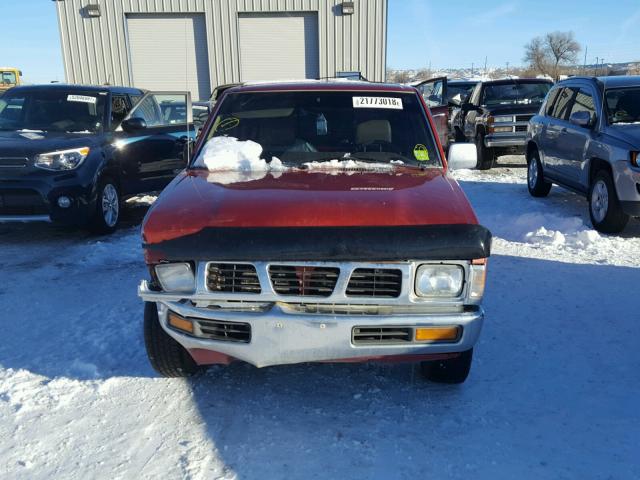 1N6SD11S8VC323850 - 1997 NISSAN TRUCK BASE RED photo 9