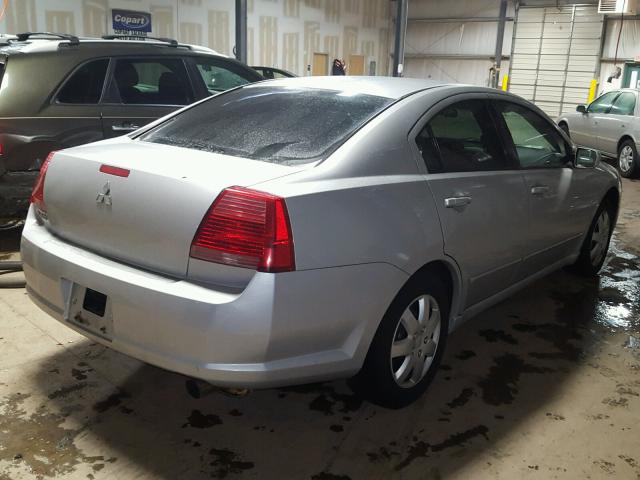 4A3AB36F46E037444 - 2006 MITSUBISHI GALANT ES SILVER photo 4