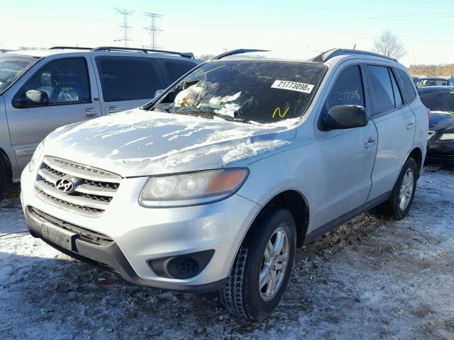 5XYZG3AB5CG166372 - 2012 HYUNDAI SANTA FE G SILVER photo 2