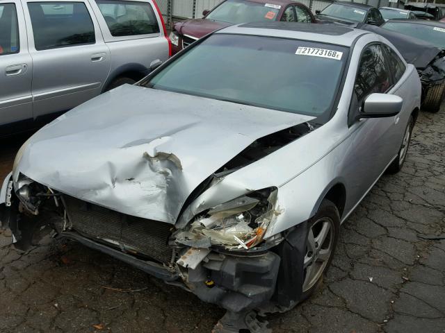 1HGCM72604A024599 - 2004 HONDA ACCORD EX SILVER photo 2