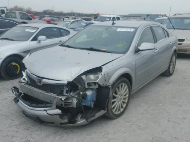 1G8ZV57788F226881 - 2008 SATURN AURA XR SILVER photo 2