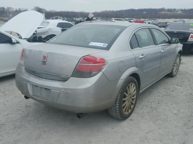 1G8ZV57788F226881 - 2008 SATURN AURA XR SILVER photo 4