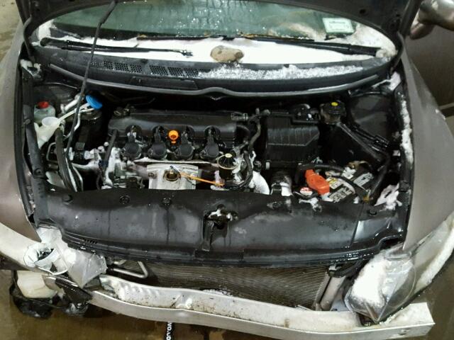 2HGFA16859H537788 - 2009 HONDA CIVIC EX ნაცრისფერი ფოტო 7