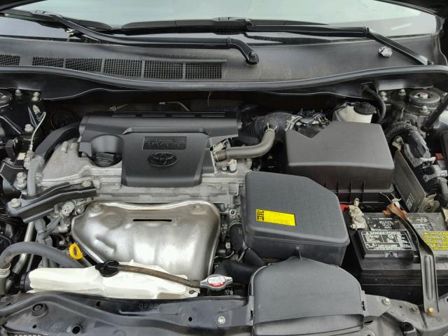 4T1BF1FK1CU056589 - 2012 TOYOTA CAMRY BASE BLACK photo 7