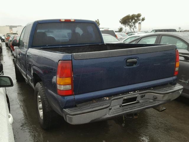 1GCEC19VX1Z180408 - 2001 CHEVROLET SILVERADO BLUE photo 3