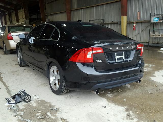 YV1622FS8C2127171 - 2012 VOLVO S60 T5 BLACK photo 3