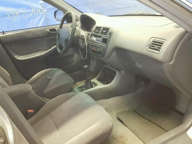 1HGEJ6578TL053190 - 1996 HONDA CIVIC LX SILVER photo 5