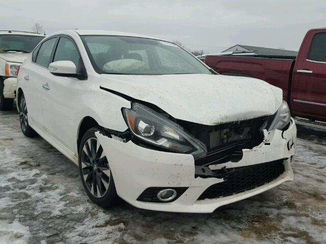 3N1AB7APXGY222499 - 2016 NISSAN SENTRA S WHITE photo 1