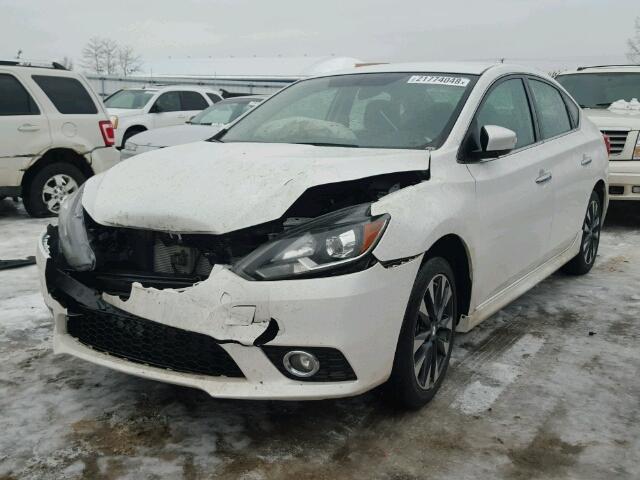 3N1AB7APXGY222499 - 2016 NISSAN SENTRA S WHITE photo 2