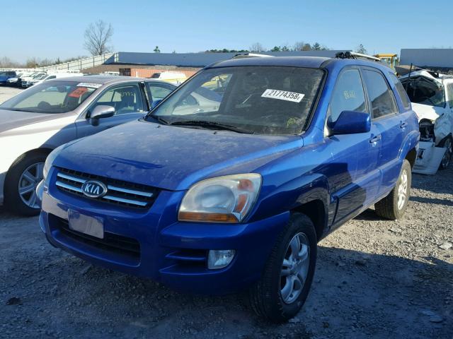 KNDJE723667229286 - 2006 KIA NEW SPORTA BLUE photo 2