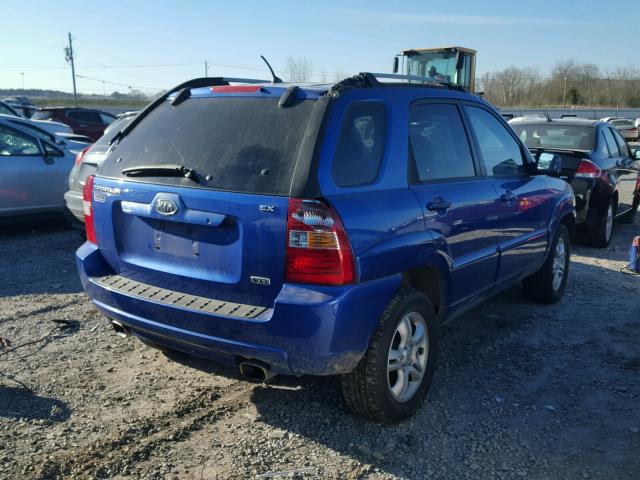 KNDJE723667229286 - 2006 KIA NEW SPORTA BLUE photo 4