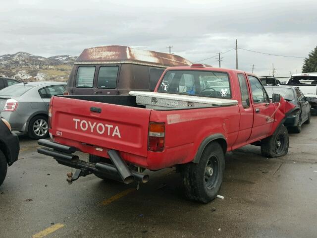 JT4VN13D3R5128664 - 1994 TOYOTA PICKUP 1/2 RED photo 4