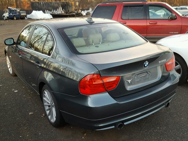 WBAPL5C56BA982783 - 2011 BMW 335 XI GRAY photo 3