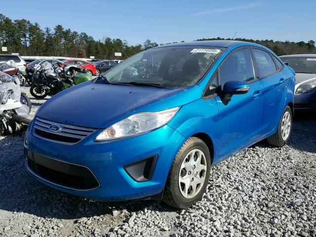 3FADP4BJ8DM213510 - 2013 FORD FIESTA SE BLUE photo 2