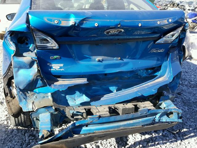 3FADP4BJ8DM213510 - 2013 FORD FIESTA SE BLUE photo 9