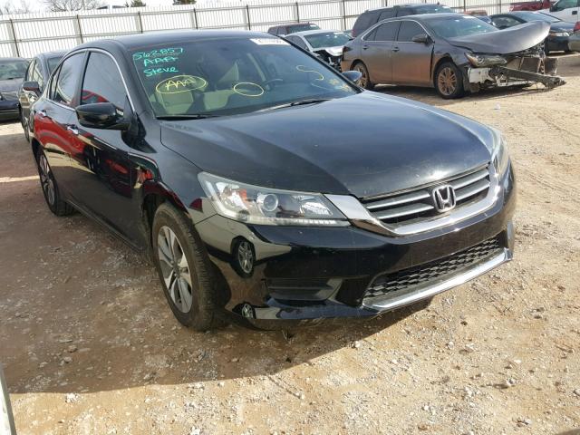 1HGCR2F30DA146934 - 2013 HONDA ACCORD LX BLACK photo 1