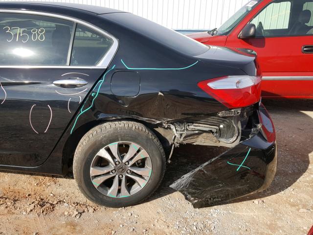 1HGCR2F30DA146934 - 2013 HONDA ACCORD LX BLACK photo 9