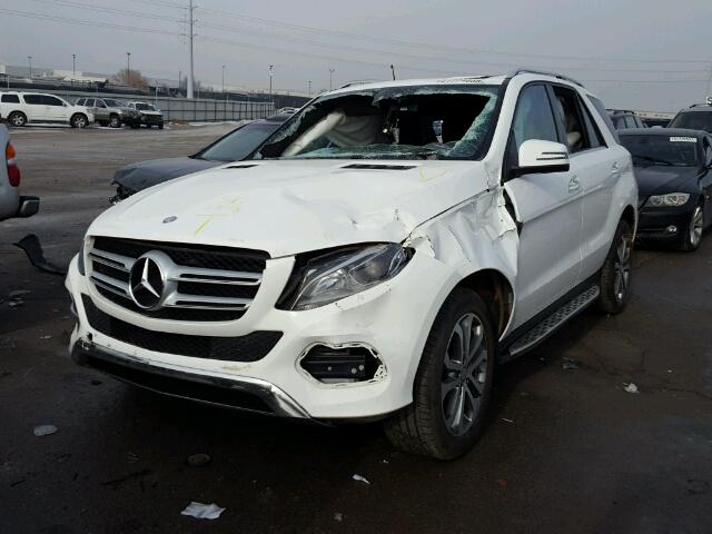 4JGDA5HB7GA732918 - 2016 MERCEDES-BENZ GLE 350 4M WHITE photo 2