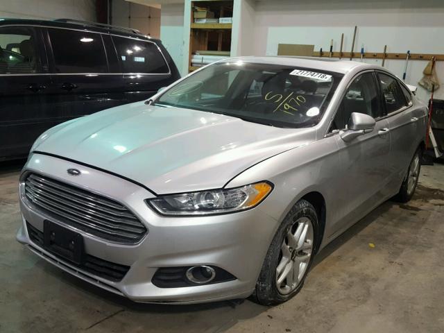 3FA6P0HR8DR141970 - 2013 FORD FUSION SE SILVER photo 2