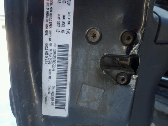 1B3ES56C54D528146 - 2004 DODGE NEON SXT BLUE photo 10