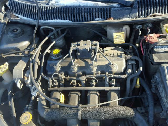 1B3ES56C54D528146 - 2004 DODGE NEON SXT BLUE photo 7