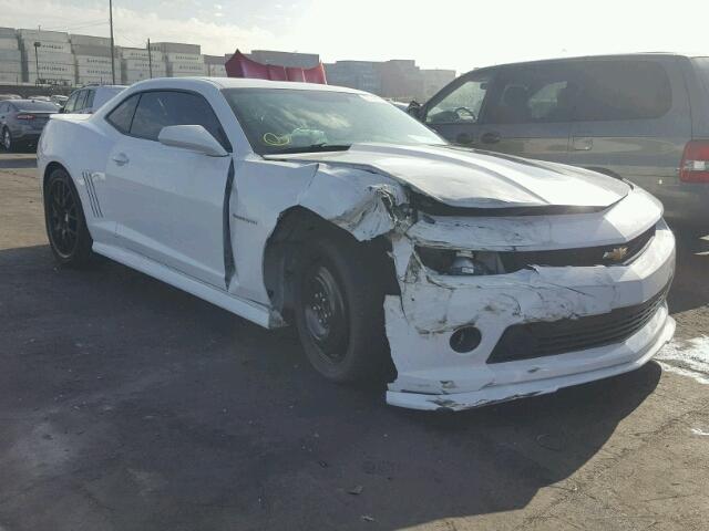 2G1FC1E38E9269069 - 2014 CHEVROLET CAMARO LT WHITE photo 1