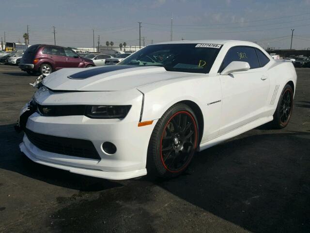 2G1FC1E38E9269069 - 2014 CHEVROLET CAMARO LT WHITE photo 2