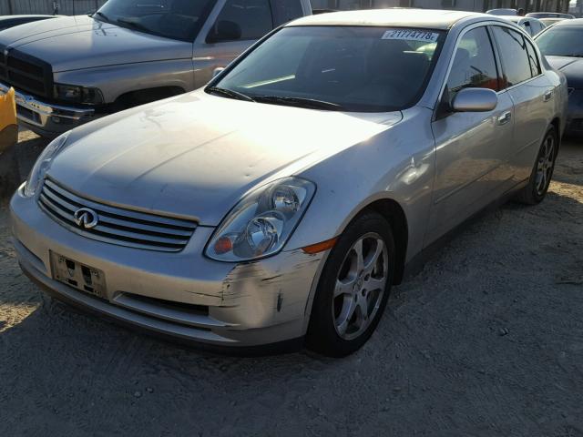 JNKCV51E13M308778 - 2003 INFINITI G35 SILVER photo 2