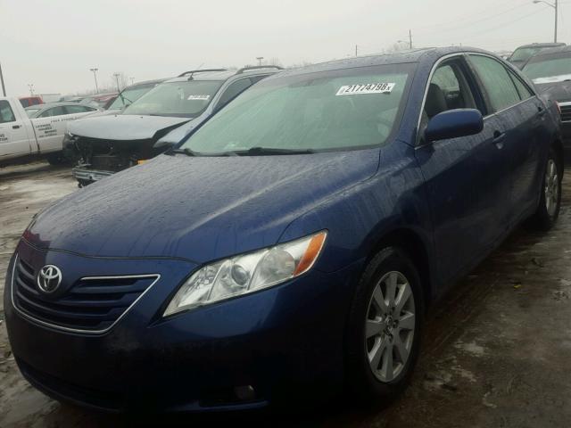 4T1BK46K37U047377 - 2007 TOYOTA CAMRY NEW BLUE photo 2