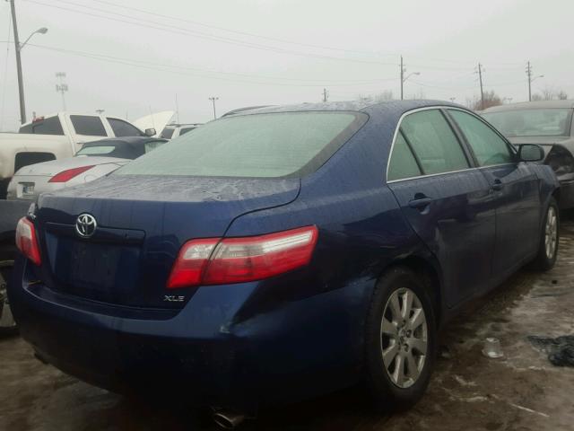 4T1BK46K37U047377 - 2007 TOYOTA CAMRY NEW BLUE photo 4