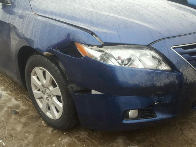 4T1BK46K37U047377 - 2007 TOYOTA CAMRY NEW BLUE photo 9