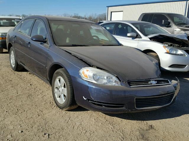 2G1WT58K579309993 - 2007 CHEVROLET IMPALA LT BLUE photo 1