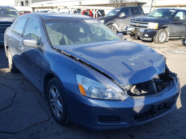 1HGCM56707A125864 - 2007 HONDA ACCORD EX GRAY photo 1