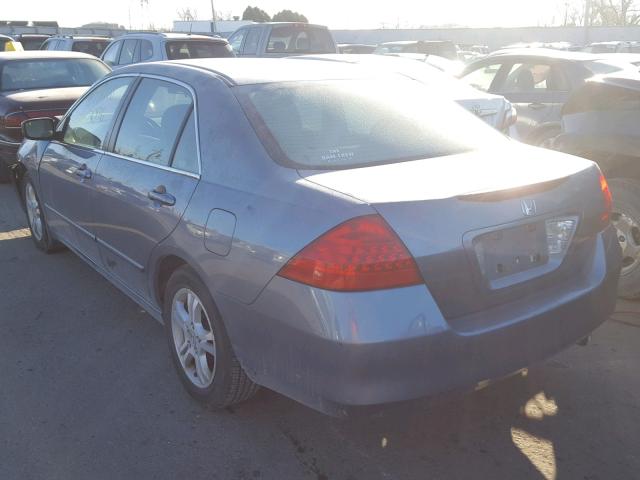 1HGCM56707A125864 - 2007 HONDA ACCORD EX GRAY photo 3