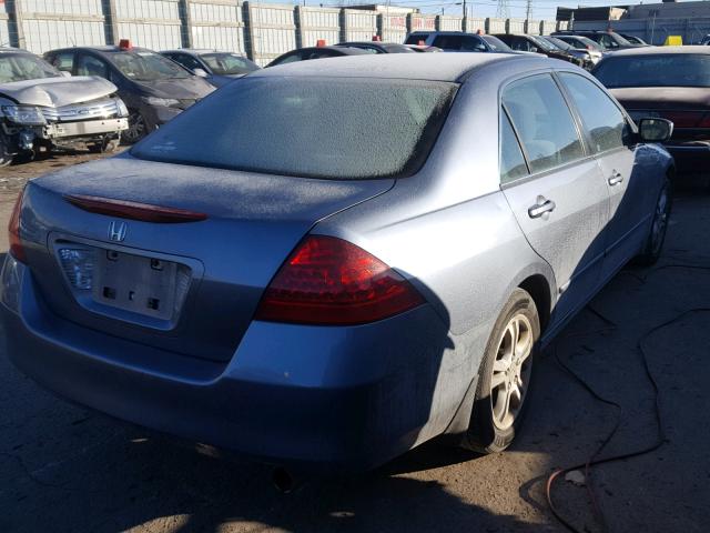 1HGCM56707A125864 - 2007 HONDA ACCORD EX GRAY photo 4