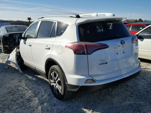 JTMZFREV8HJ129205 - 2017 TOYOTA RAV4 LE WHITE photo 3