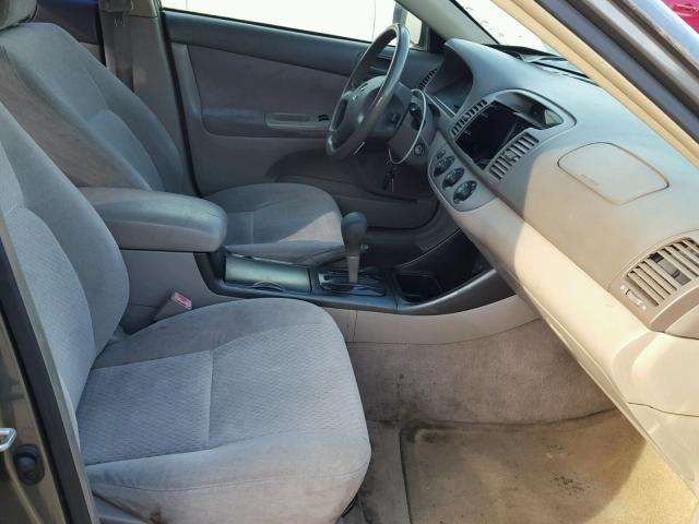 JTDBE32KX30156559 - 2003 TOYOTA CAMRY LE GRAY photo 5