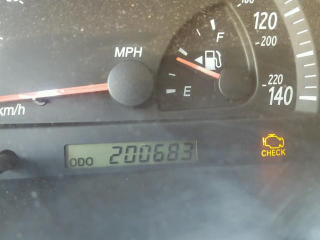 JTDBE32KX30156559 - 2003 TOYOTA CAMRY LE GRAY photo 8