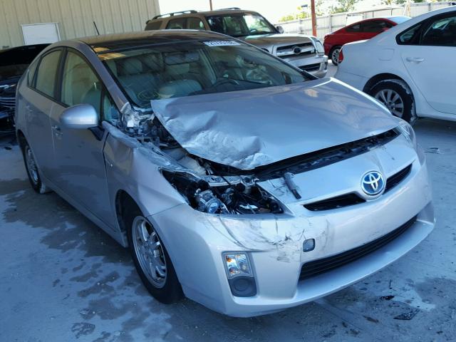 JTDKN3DU1A0056247 - 2010 TOYOTA PRIUS SILVER photo 1