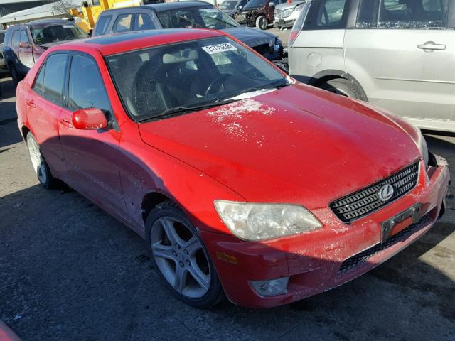 JTHBD192320035673 - 2002 LEXUS IS 300 RED photo 1