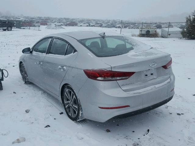 5NPD84LF9HH063839 - 2017 HYUNDAI ELANTRA SE SILVER photo 3