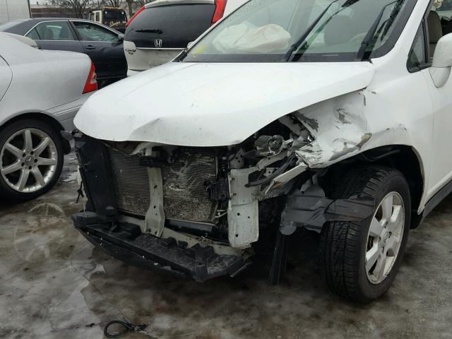 3N1BC13E39L410680 - 2009 NISSAN VERSA S WHITE photo 9